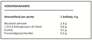 Voedingswaarde Zinzino zinobiotic