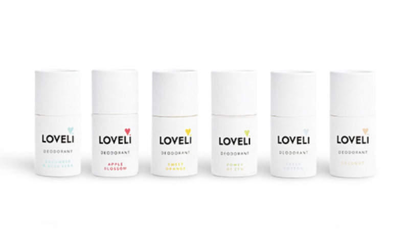 set loveli deodorant mini's