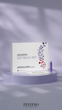 Zinzino Gut Health Test, Bloeddruppeltest voor thuisgebruik om de darmen stofwisselingsactiviteit te volgen